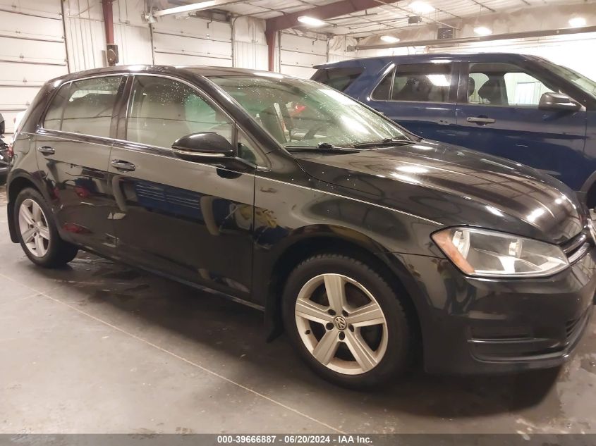 2015 Volkswagen Golf Tdi S 4-Door VIN: 3VWRA7AU3FM064437 Lot: 39666887