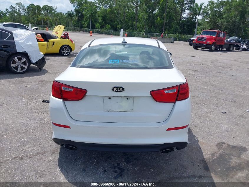 2015 Kia Optima Lx VIN: KNAGM4A75F5607963 Lot: 39666908