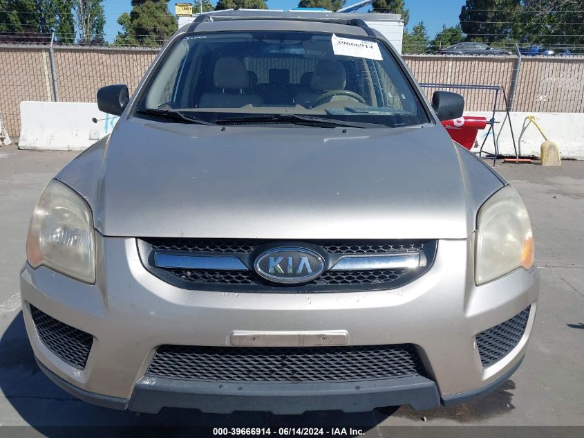 2009 Kia Sportage Lx VIN: KNDJF724097591477 Lot: 39666914