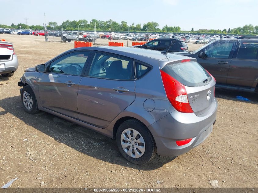 KMHCT5AE7GGU24337 2016 Hyundai Accent Se