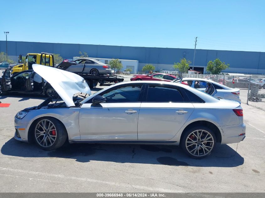 2019 Audi A4 45 Premium VIN: WAUENAF47KA060729 Lot: 39666948
