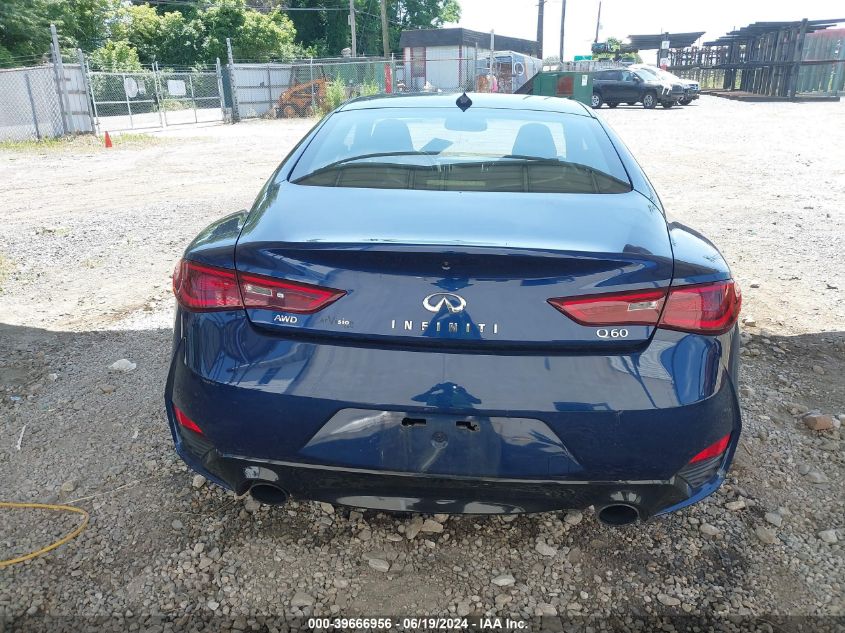 2017 Infiniti Q60 3.0T Premium VIN: JN1EV7EL7HM554419 Lot: 39666956