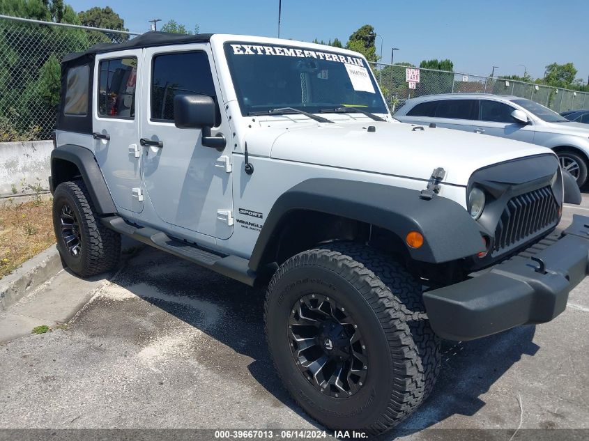 2013 Jeep Wrangler Unlimited Sport VIN: 1C4BJWDG1DL702865 Lot: 39667013