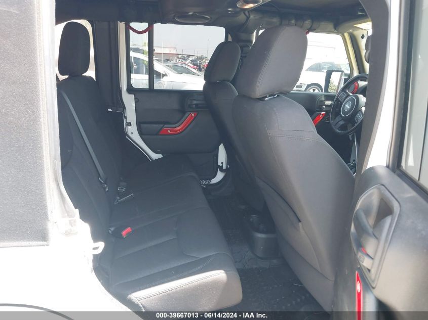 2013 Jeep Wrangler Unlimited Sport VIN: 1C4BJWDG1DL702865 Lot: 39667013