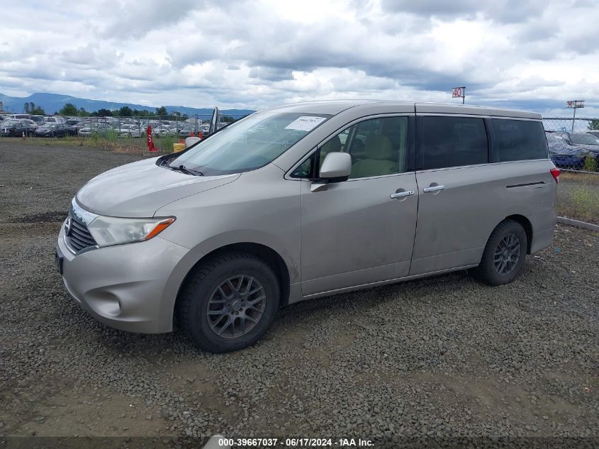 2012 Nissan Quest S VIN: JN8AE2KPXC9048394 Lot: 39667037