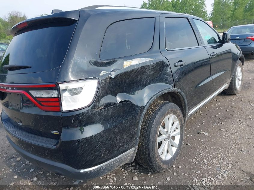 2015 Dodge Durango Sxt VIN: 1C4RDJAG0FC931330 Lot: 39667045