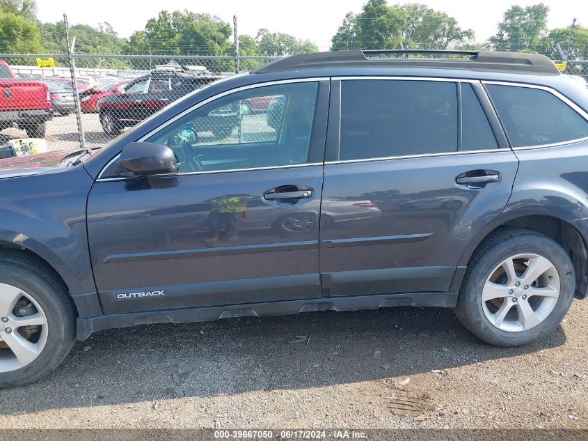2013 Subaru Outback 2.5I Premium VIN: 4S4BRCCC8D32290 Lot: 39667050