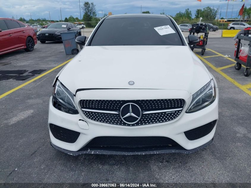 2017 Mercedes-Benz Amg C 43 4Matic VIN: 55SWF6EBXHU184560 Lot: 39667063