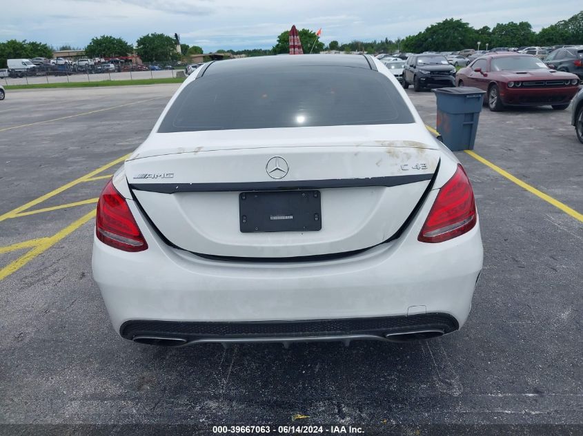 2017 Mercedes-Benz Amg C 43 4Matic VIN: 55SWF6EBXHU184560 Lot: 39667063
