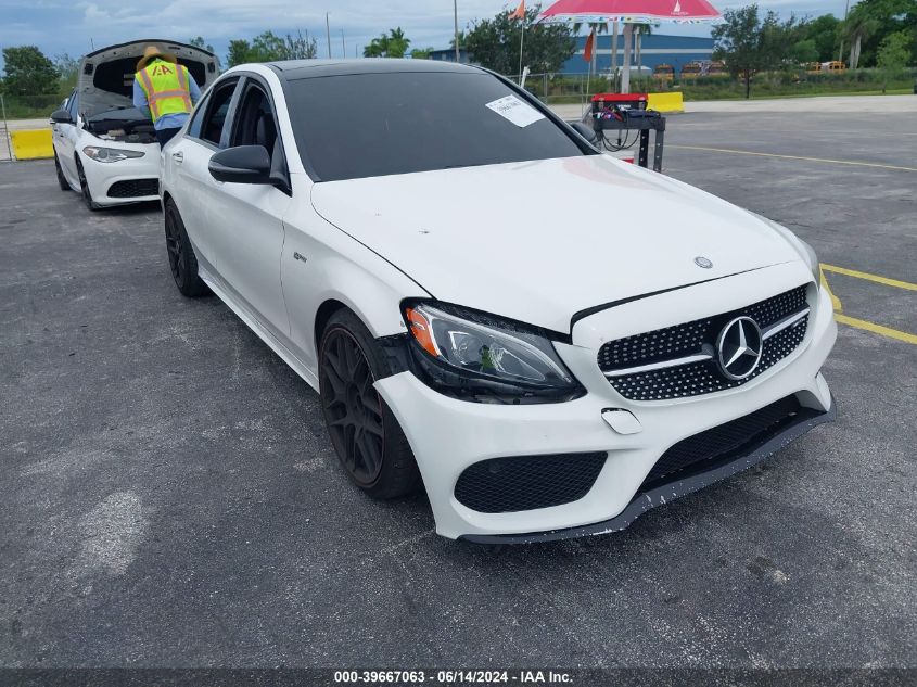 2017 Mercedes-Benz Amg C 43 4Matic VIN: 55SWF6EBXHU184560 Lot: 39667063