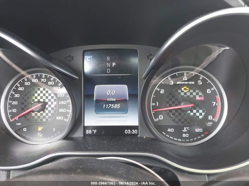 2017 Mercedes-Benz Amg C 43 4Matic VIN: 55SWF6EBXHU184560 Lot: 39667063