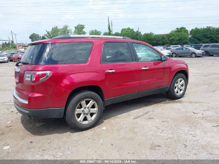 2014 GMC Acadia Sle-2 VIN: 1GKKRPKD9EJ333164 Lot: 39667100