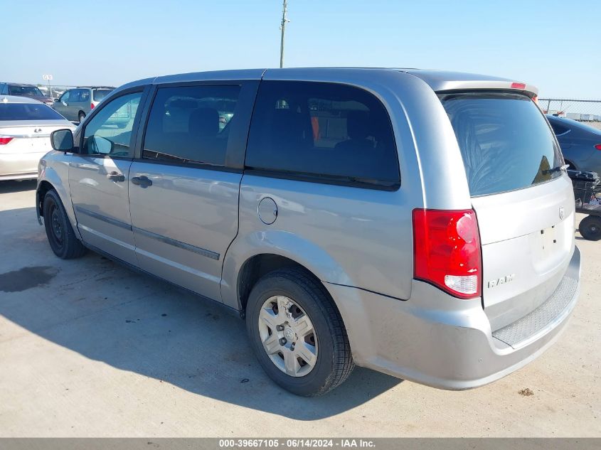 2013 Ram Cargo Tradesman VIN: 2C4JRGAG4DR727958 Lot: 39667105