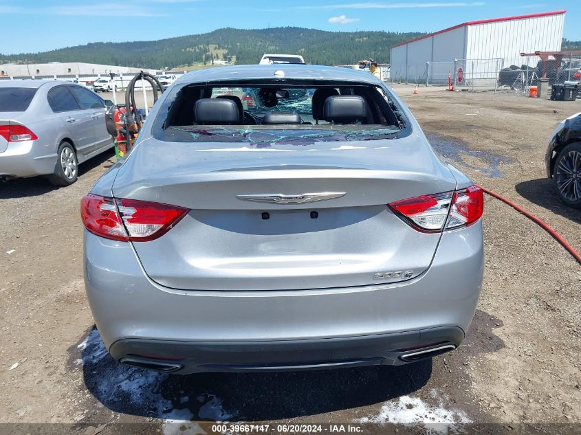 2015 Chrysler 200 S VIN: 1C3CCCBBXFN746797 Lot: 39667147