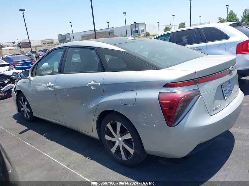 VIN JTDBVRBD9JA004767 2018 TOYOTA MIRAI