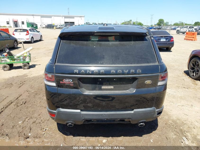 2016 Land Rover Range Rover Sport 3.0L V6 Supercharged Hse VIN: SALWR2PF4GA120693 Lot: 39667193