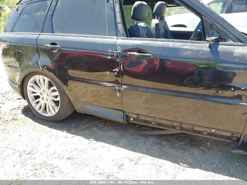 2016 Land Rover Range Rover Sport 3.0L V6 Supercharged Hse VIN: SALWR2PF4GA120693 Lot: 39667193