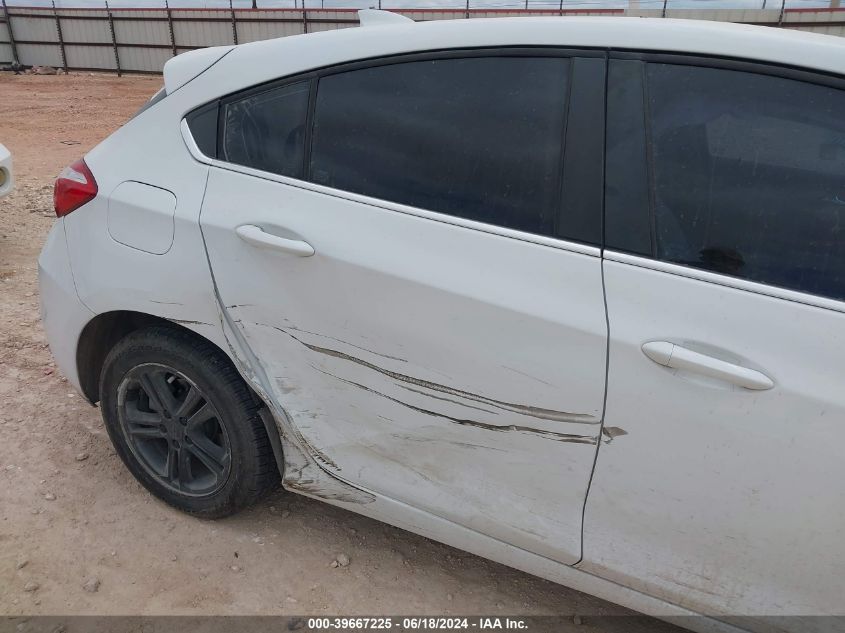 2018 Chevrolet Cruze Lt Auto VIN: 3G1BE6SM0JS579300 Lot: 39667225