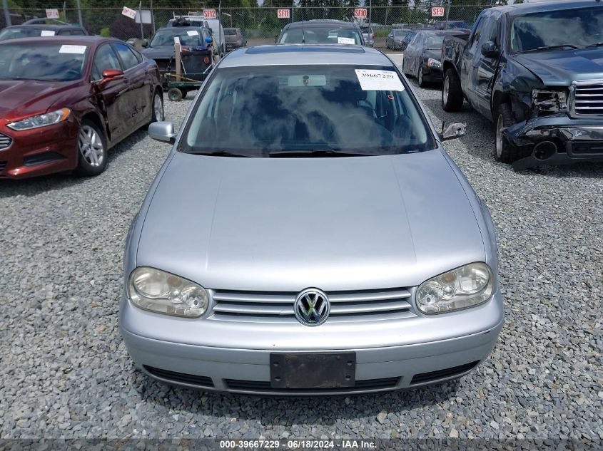 2001 Volkswagen Golf Gls Tdi VIN: 9BWGP61J514073143 Lot: 39667229