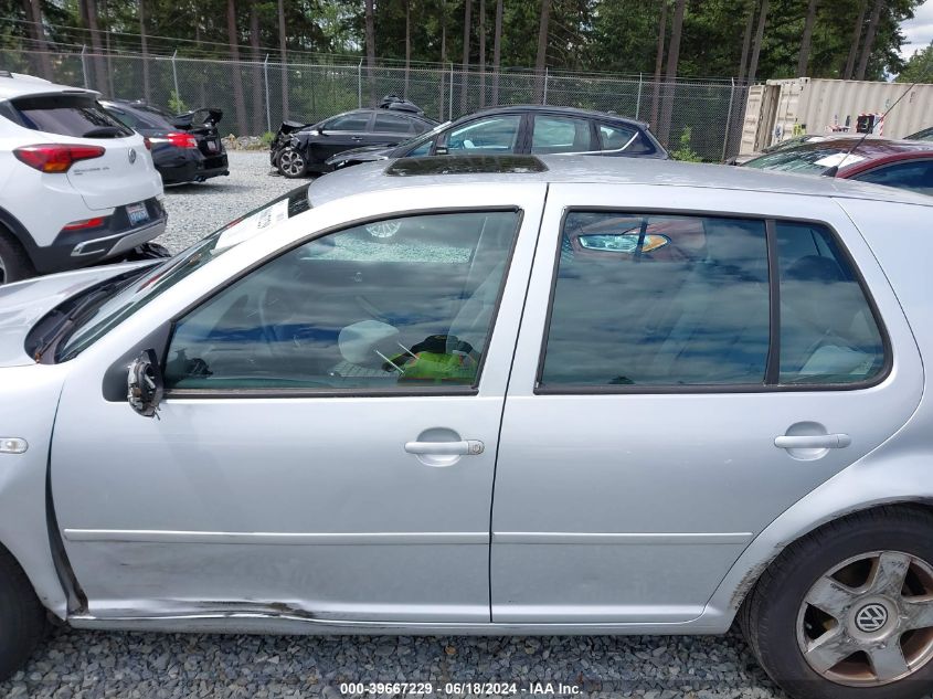 2001 Volkswagen Golf Gls Tdi VIN: 9BWGP61J514073143 Lot: 39667229