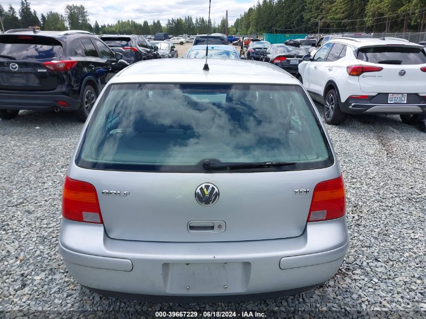 2001 Volkswagen Golf Gls Tdi VIN: 9BWGP61J514073143 Lot: 39667229