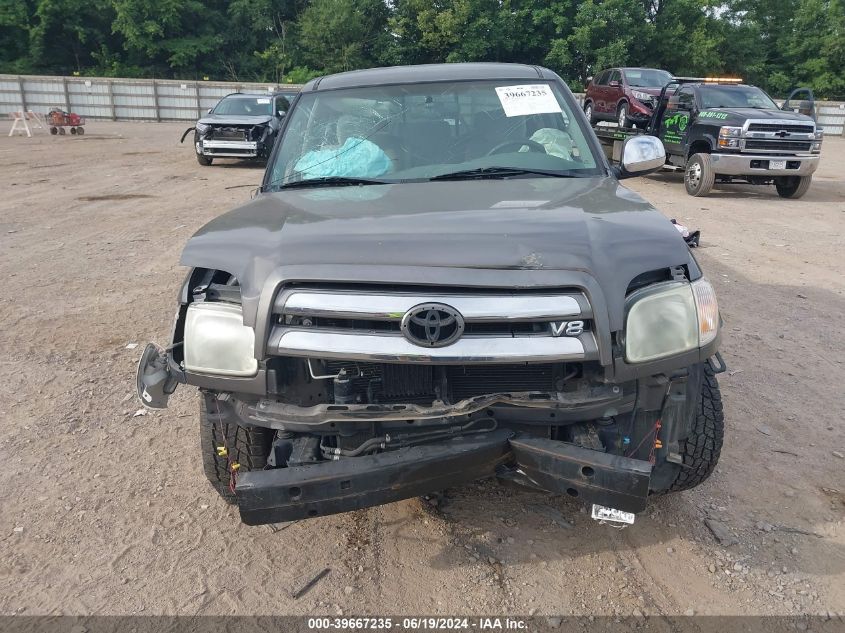 2005 Toyota Tundra Sr5 V8 VIN: 5TBBT44185S469182 Lot: 39667235