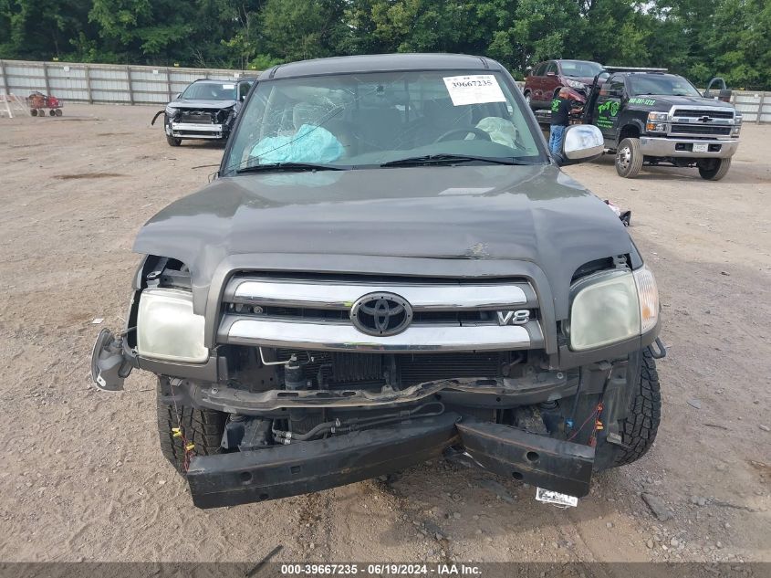 2005 Toyota Tundra Sr5 V8 VIN: 5TBBT44185S469182 Lot: 39667235