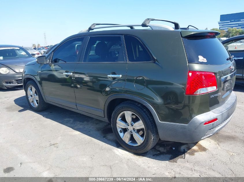 2012 Kia Sorento Ex V6 VIN: 5XYKU4A25CG246125 Lot: 39667239