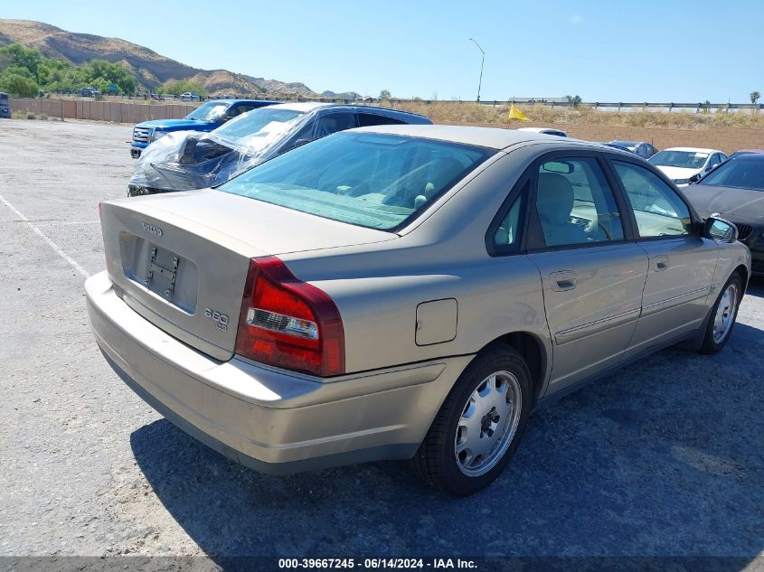 2002 Volvo S80 2.9 VIN: YV1TS92D821278891 Lot: 39667245