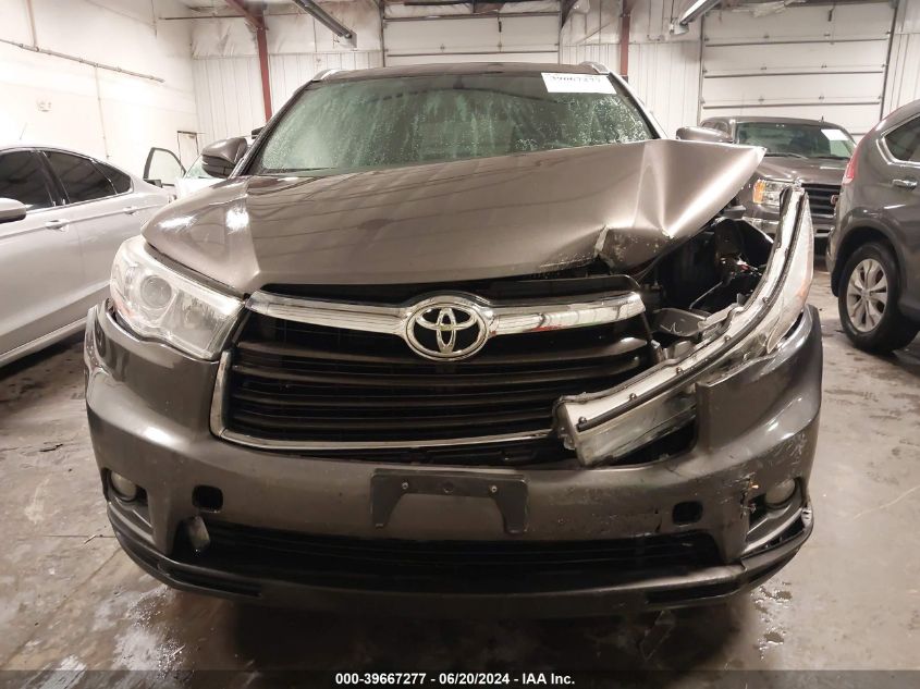 2016 Toyota Highlander Xle V6 VIN: 5TDJKRFH3GS273330 Lot: 39667277