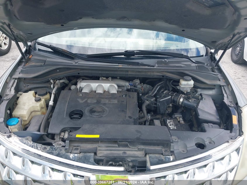 2007 Nissan Murano Sl VIN: JN8AZ08T27W507907 Lot: 39667281