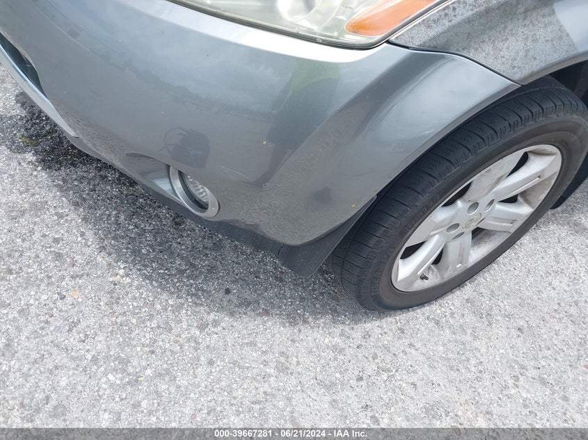 2007 Nissan Murano Sl VIN: JN8AZ08T27W507907 Lot: 39667281