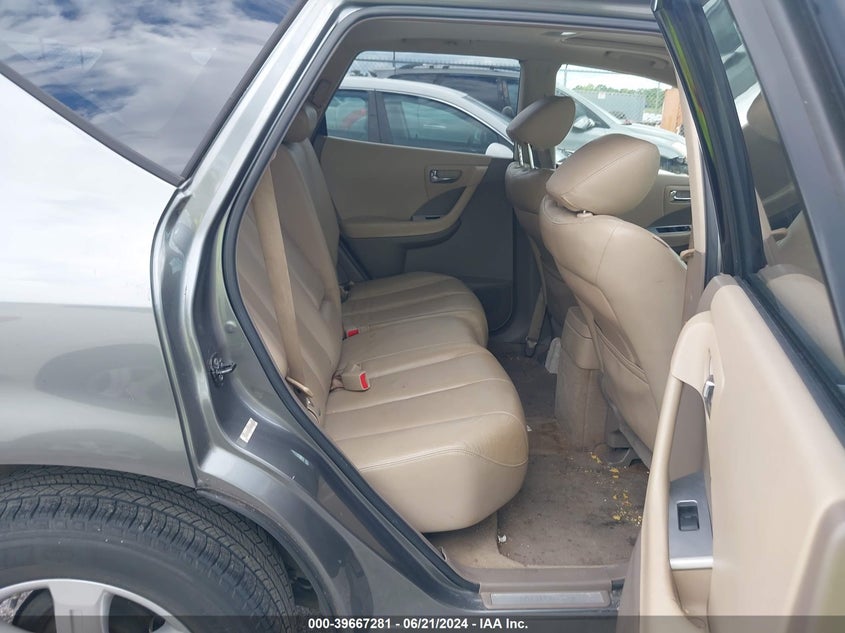 2007 Nissan Murano Sl VIN: JN8AZ08T27W507907 Lot: 39667281