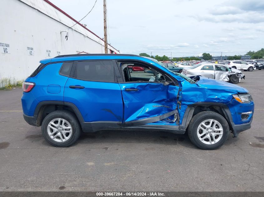 2017 Jeep New Compass Sport 4X4 VIN: 3C4NJDAB2HT647203 Lot: 39667284
