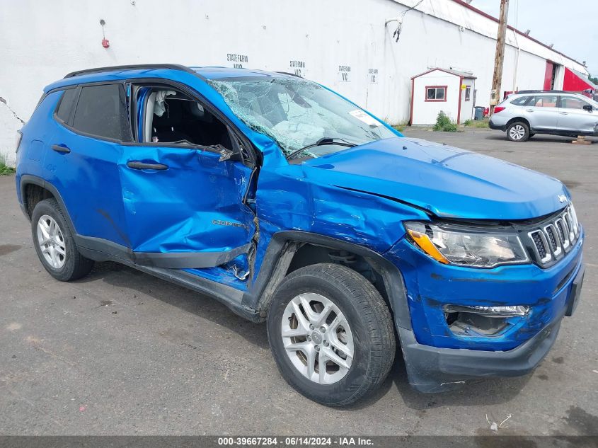 2017 Jeep New Compass Sport 4X4 VIN: 3C4NJDAB2HT647203 Lot: 39667284