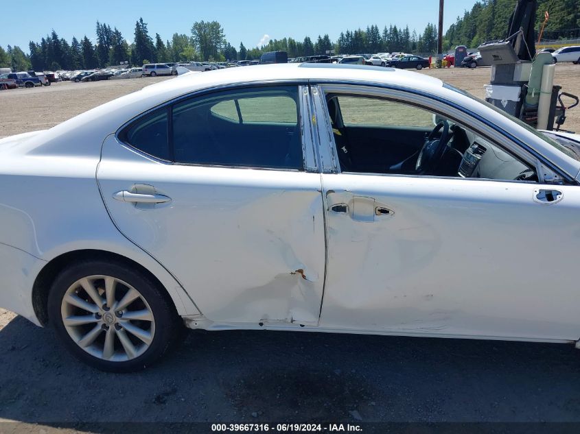 2009 Lexus Is 250 VIN: JTHBK262995105478 Lot: 39667316