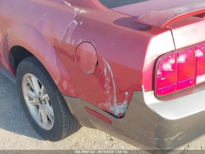 2006 Ford Mustang V6 VIN: 1ZVFT80N965172810 Lot: 39667323