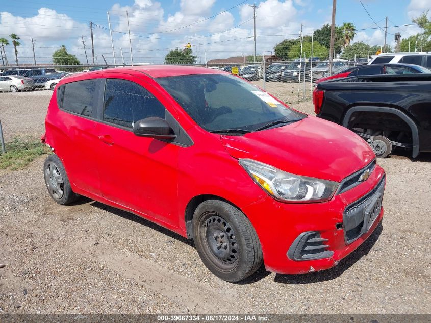 2016 Chevrolet Spark Ls Cvt VIN: KL8CB6SA4GC558340 Lot: 39667334