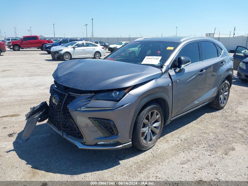 VIN JTJSARBZ4M2199017 2021 LEXUS NX 300 F SPORT