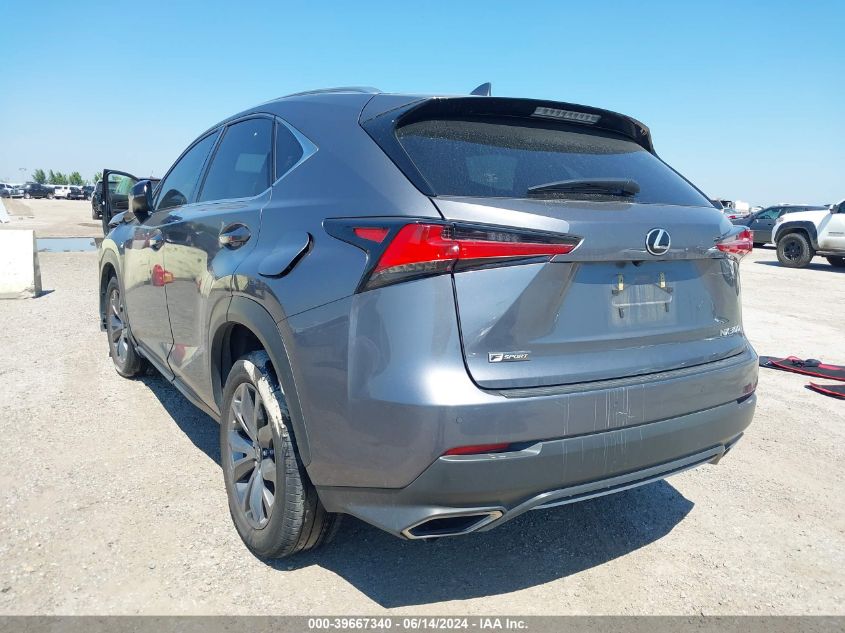 VIN JTJSARBZ4M2199017 2021 LEXUS NX 300 F SPORT