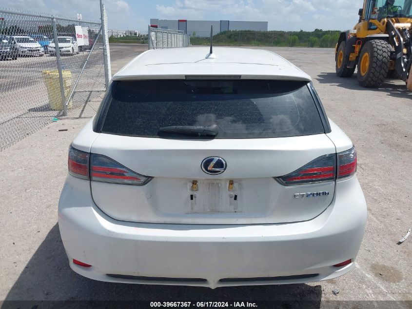 2012 Lexus Ct 200H Premium VIN: JTHKD5BH3C2102882 Lot: 39667367