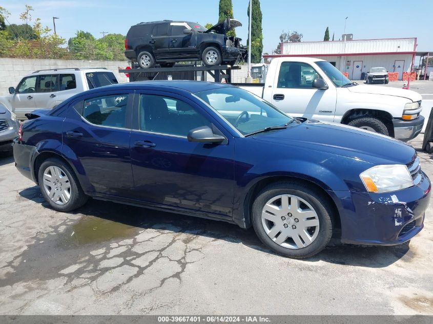 2014 Dodge Avenger Se VIN: 1C3CDZAB4EN119089 Lot: 39667401