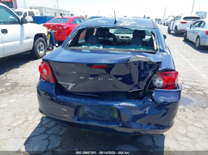 2014 Dodge Avenger Se VIN: 1C3CDZAB4EN119089 Lot: 39667401