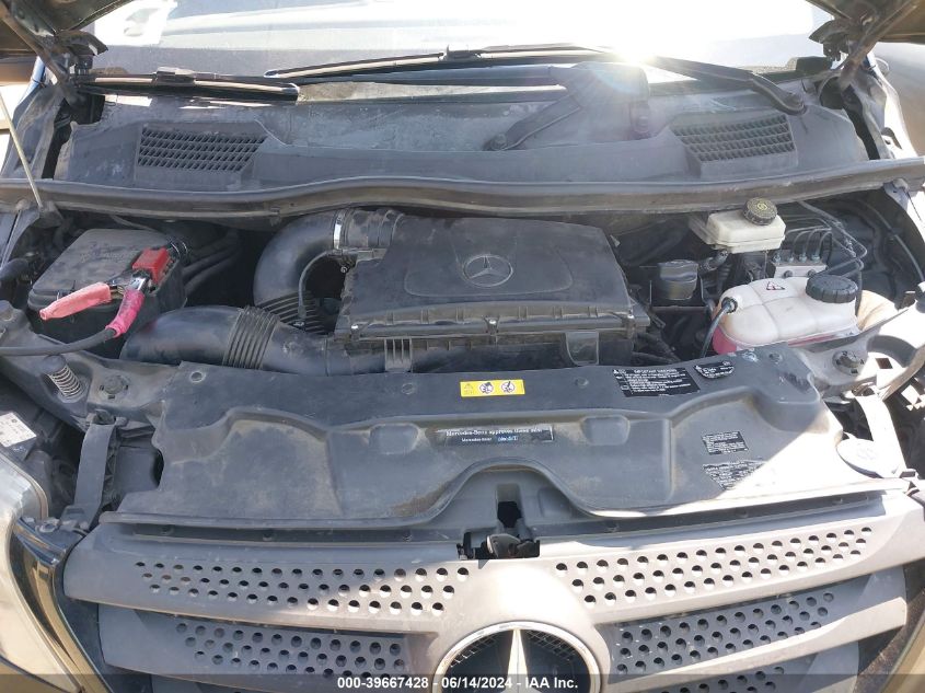 2016 Mercedes-Benz Metris VIN: WD4PG2EE1G3161403 Lot: 39667428