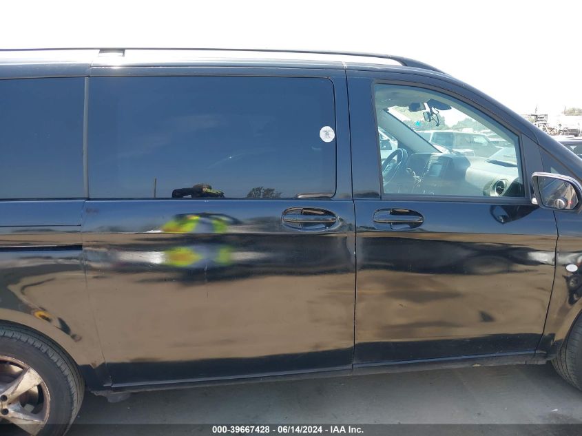 2016 Mercedes-Benz Metris VIN: WD4PG2EE1G3161403 Lot: 39667428