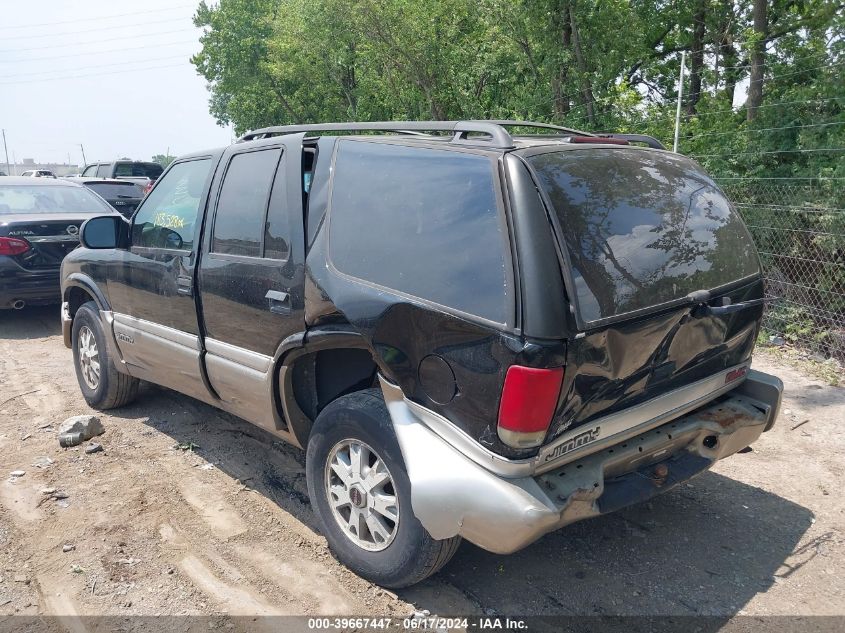 2001 GMC Jimmy Slt VIN: 1GKDT13W212152998 Lot: 39667447
