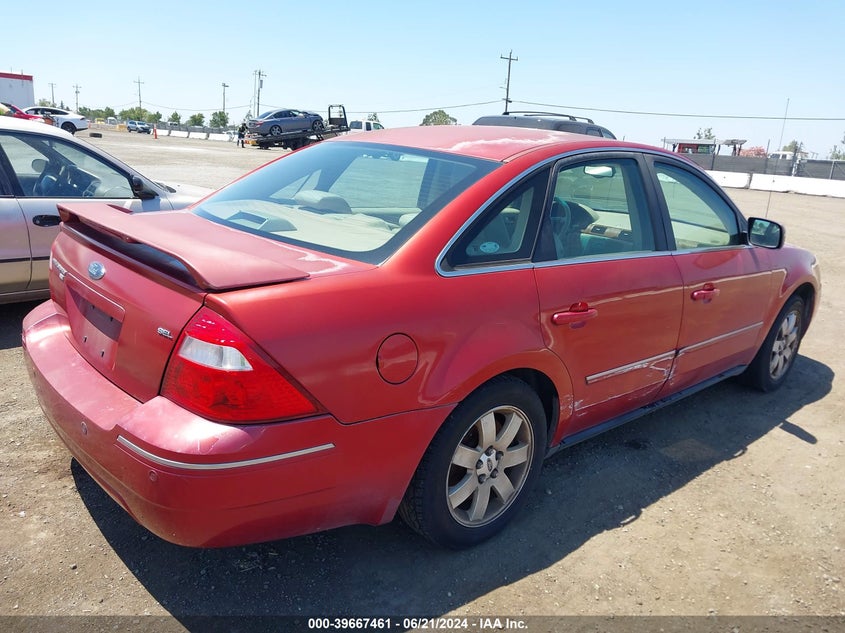 2005 Ford Five Hundred Sel VIN: 1FAHP27145G118209 Lot: 39667461