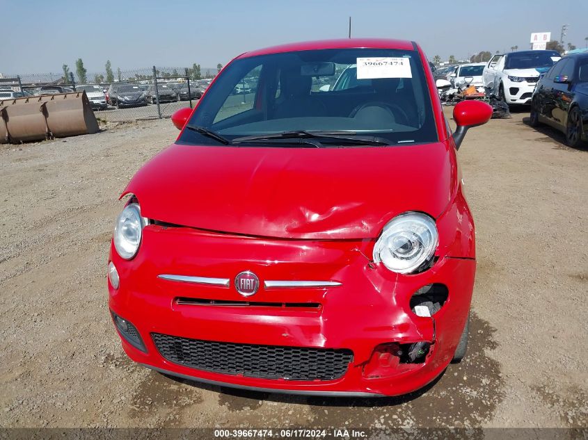 2012 Fiat 500 Sport VIN: 3C3CFFBRXCT211468 Lot: 39667474