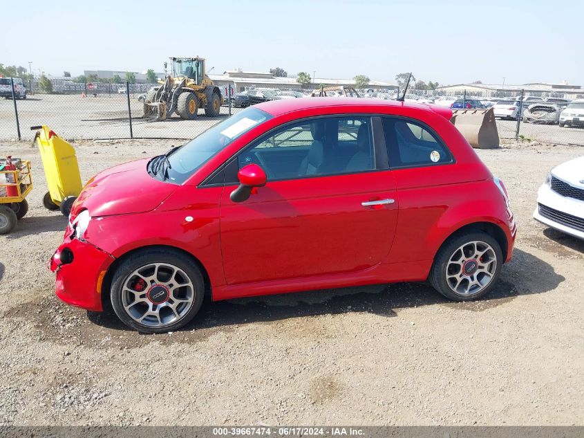 2012 Fiat 500 Sport VIN: 3C3CFFBRXCT211468 Lot: 39667474