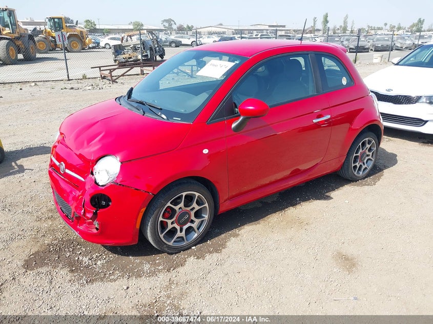 2012 Fiat 500 Sport VIN: 3C3CFFBRXCT211468 Lot: 39667474